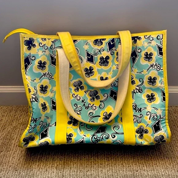 Kappa alpha theta Lilly Pulitzer tote - Picture 2 of 3